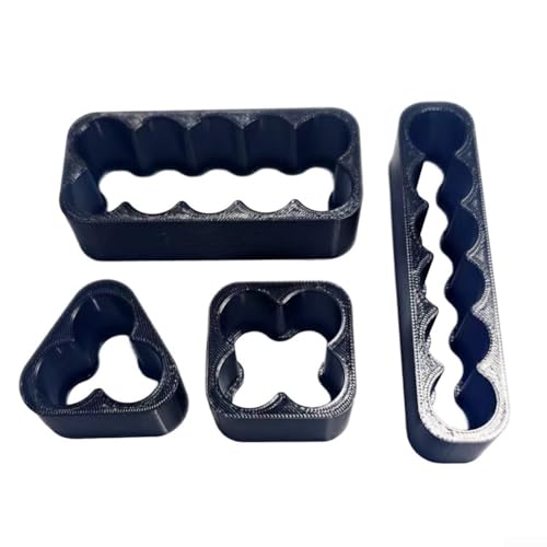 QuivyLivy Kit de fixation de soudure pour batterie au lithium, support de montage pour outils électriques, noir, différentes tailles, pour travaux de bricolage à la maison et à l'atelier (lot de 4)