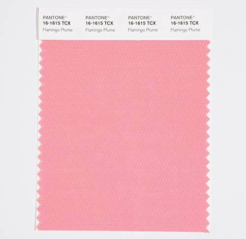 Pantone Cotton Swatch Card Color Standard, Color # 16-1615, Flamingo Plume
