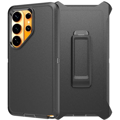 YmhxcY Defender Series Case for Samsung Galaxy S26 Ultra 6.9"-Black