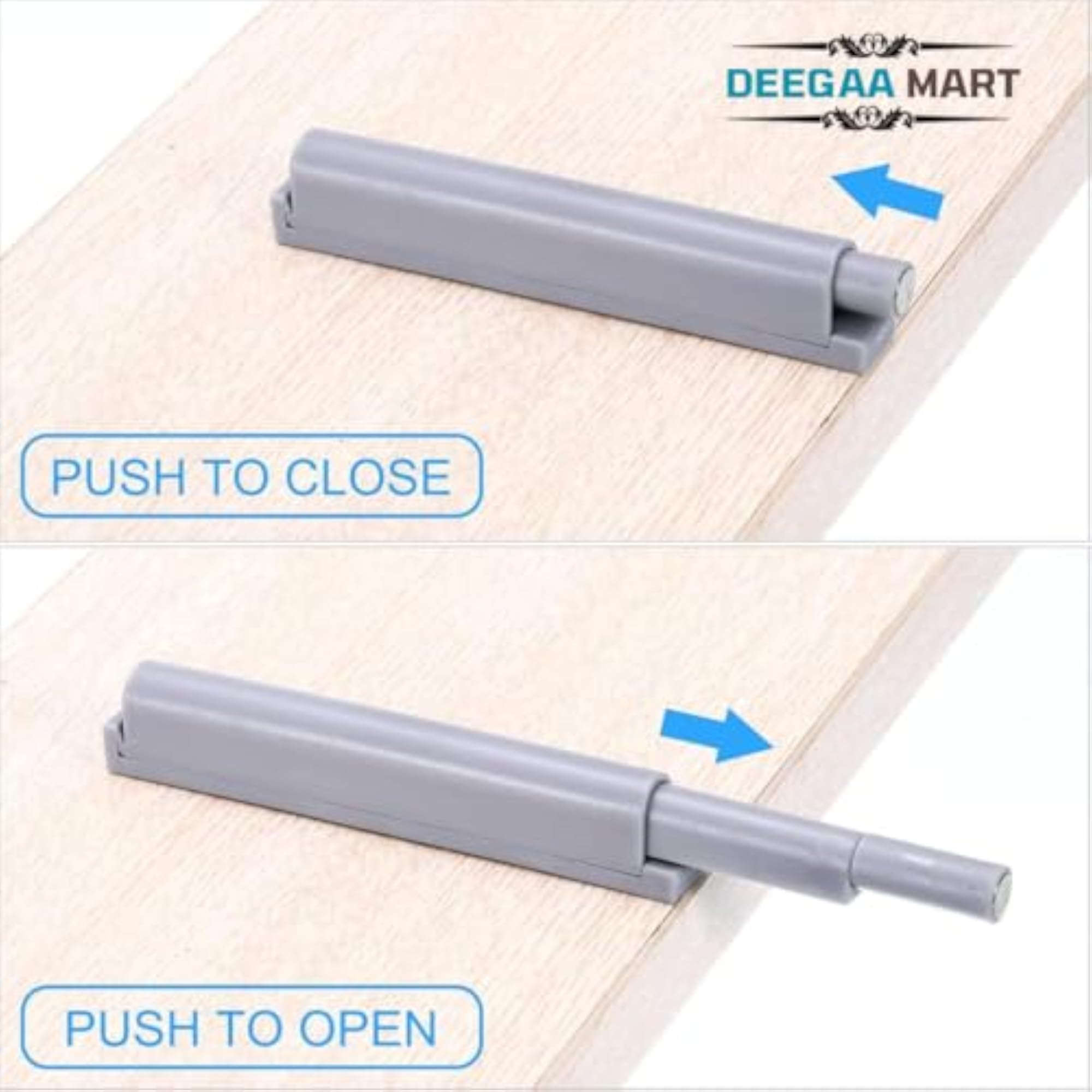 DEEGAAMART Push to Open Door Latch