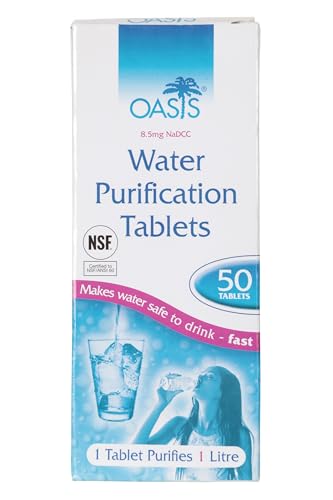 Oasis Water Purification Tablets, Pack of 50