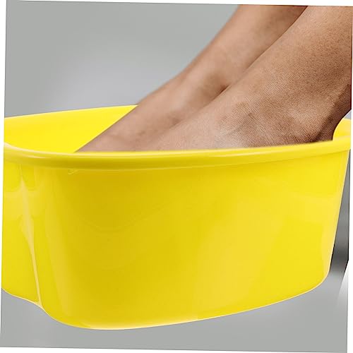 Masajeador spa de pies plegable Beaupretty amarillo miniatura 6