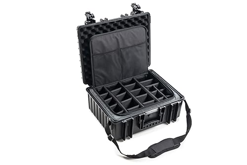 Mallette de transport étanche IP67 antichoc Typ 6000 avec compartiment photo