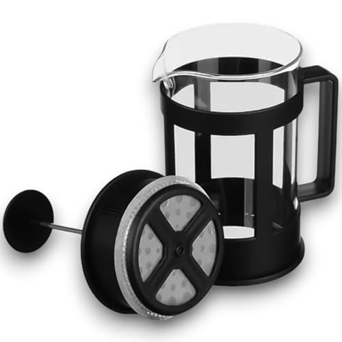 Cafeteira Francesa Manual com Prensa e Cremeira: 350ml para Café Expresso, Leite Cremoso, Capuccino