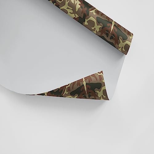 Adesivo Camuflado Brown Camoflauge Marrom Verde 2,00x0x50