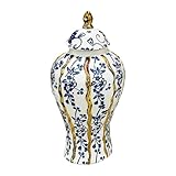 [Utilisation polyvalente] : Ce vase en céramique convient à une grande variété de fleurs, qu'elles soient séchées, artificielles autres. Il peut également être placé dans votre cuisine sur votre table à manger et servir de boîte à thé de rangement