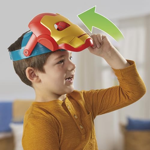 Marvel Iron Man and His Awesome Friends High-Tech Hero Role Play Set, Iron Man Mask and Electronic Glove, Super Hero Toys for Kids, Ages 3+ - image 6