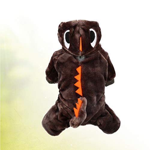 Popetpop Fantasia de Dinossauro Cinza Roupas Roupas de Inverno Jaqueta Inverno Roupas Roupas de Esti