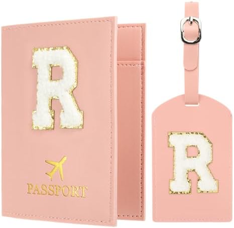 PATIKIL Passport Holder for Travel, Initial Passport Cover and Lu...