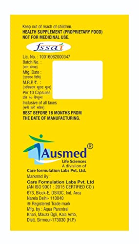 Image of Omegro 369 Health Supplement with Omega 3, Omega 6 & and Omega 9 For a Healthy Life.(Pack of 10 strips)