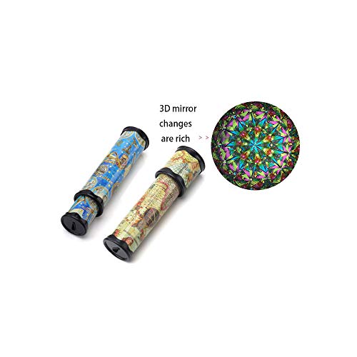 Daity Kaleidoscope Polygonal Mirror Toy kaleidoscope for kids Educational Toy, Children's Decompression Toy, Rotatable, Pack of 2 - Image 3