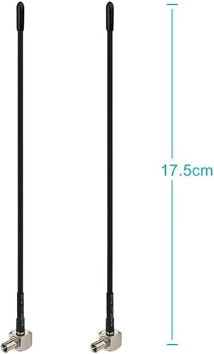 Vista 10 de Bingfu Antena 4G LTE Mini Soft Whip TS9 (paquete de 2) compatible con Verizon AT&T T-Mobile Sprint 4G LTE Mobile Hotspot MiFi Router Celular Módem
