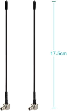 Bingfu 4G LTE Antenna Mini Soft Whip TS9 (4-Pack) Compatible with Verizon AT&T T-Mobile Sprint 4G LTE Mobile Hotspot MiFi Router Cellular Broadband Modem USB Modem Dongle Adapter