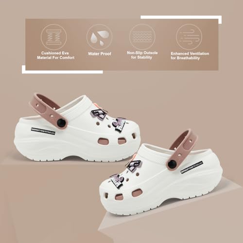 Image of DOCTOR HEALTH SUPER SOFT Stylish and Anti Skid Women Clogs with Cushioned Footwear | Adjustable Strap Clogs | Comfortable | Lightweight | Everyday Wear