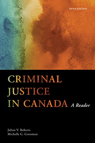 Criminal Justice in Canada: A Reader 017655789X Book Cover