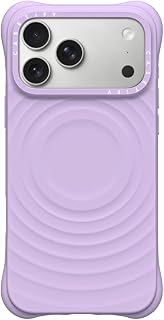 Casetify Ripple - Funda para Iphone 17 Pro Max [silicona/compatible con Magsafe / 6.5 Pies, Protecci?n Contra Ca?das de Grado Militar] - Lavanda | Lavanda, silicona, compatible con MagSafe, protección contra caídas 6.5 pies grado militar