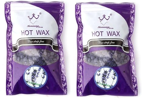 Image of Premium Wax Heater Waxing Kit for Women - Silicone Wax Warmer for Hair Removal, Eyebrow, Bikini, Legs, Face, Brazilian Wax 2-Pack Hard Wax Beans (100g*2: 200gm) Waxcombo Kit (Wax Beans 200gm)