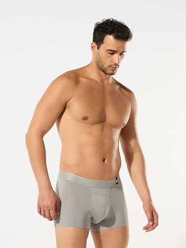 Image of ESSA Men's Ultra-Soft Modal Trunk Underwear | Moisture-Absorption with 4-Way Stretch | Breathable Contour Pouch, Microfiber Waistband with Spandex