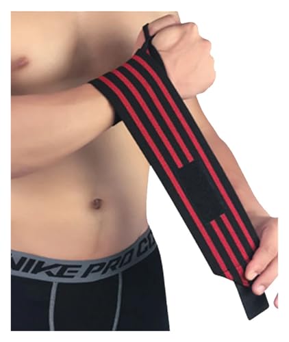 Muñequeras extra fuertes con vendaje elástico ajustable para entrenamientos 3
