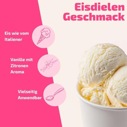 Vanille „La Gelateria“ Eispaste für köstliches aromatisches Eis » Auch zum Verfeinern von leckeren Desserts, Getränke, Pralinen Torten und vielem mehr » Inhalt 250 g – Bild 3