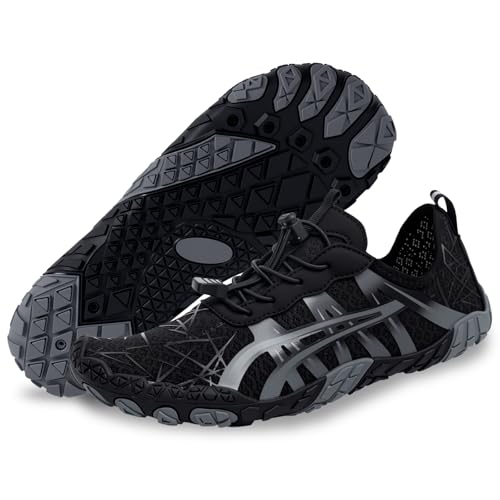 Image of ELETON Barefoot Shoes Women Men Footwear, Wide Toe Box Hiking Zero Drop Non-Slip Quick-Dry River Boat Pool Beach Water Shoes, Lightweight Swimming Running Walking Sneakers Unisex