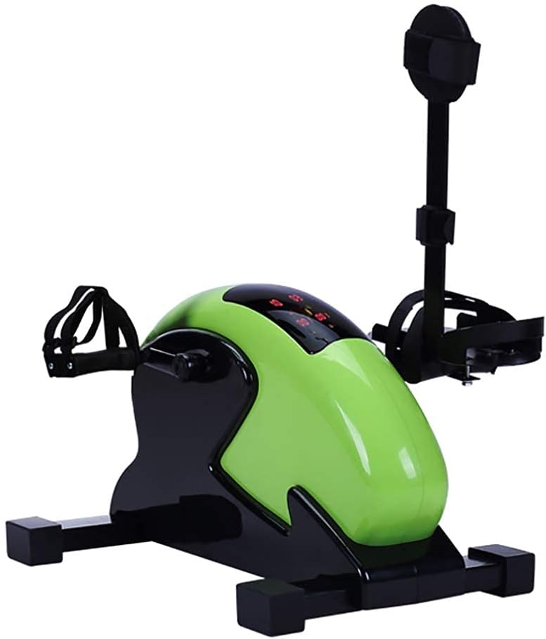 LUNEZY Mini Exercise Bike Arm and Leg Exerciser, Stationary Foot Pedal Rehabilitation Bicycle, Portable Upper and Lower Extremity Physiotherapy Rehabilitation Equipment