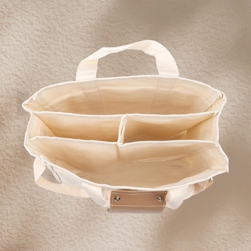 Large Canvas Tote Bag Utility Bag with Adjustable Shoulder Strap Unisex Durable Cotton Messenger Bag for Work Travel2