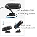 12 V Car Heater, Portable Electronic Auto Fan Heater, 360° Free Adjustment, Quick Heating Defroster and Defogger, Black