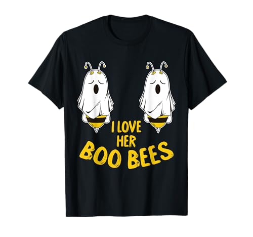 I Love Her Boo-Bees - Disfraz de Halloween Camiseta