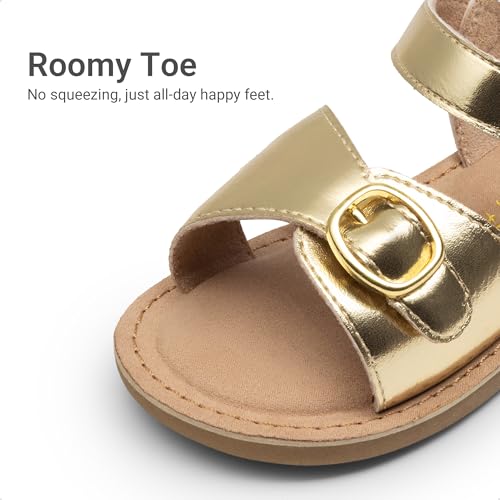 Image of DREAM PAIRS Girls Sandals Fashion Sandal with Adjustable Straps Open-Toe Comfortable Summer Shoes for Toddler Little Kid