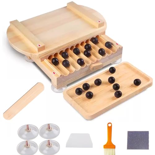 Tapioca Pearls - Herramientas de bricolaje con doble columna de posicionamiento, refuerzo de tabla, diseño ergonómico y ventosa para bolas caseras fáciles