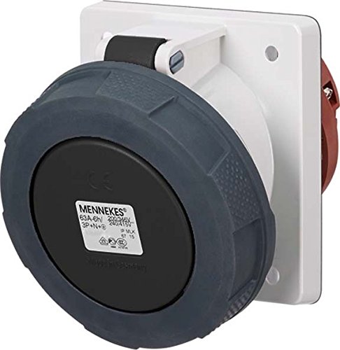 Mennekes 206A socle encastré 63A robuste pour distribution électrique de haute qualité