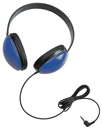 Califone 2800-Bl Listening First Stereo Headphones For Kids Bundle (Blue) (6 Items) #TOP1