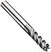 Niagara Cutter 17004325 Carbide Corner Radius End Mill, Inch, AlCrN Finish, Roughing and Finishing Cut, 5 Flutes, 3.5