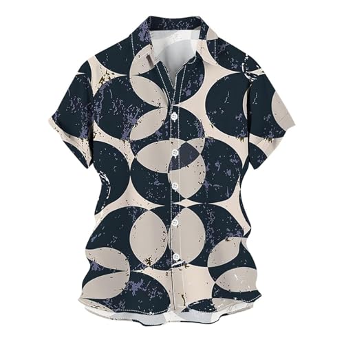 Chemises pour homme avec boutons cachés grande taille et blouses décontractées