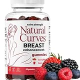Natural Curves Breast Enhancement Gummies – Bust Firming & Lifting Support – Plant-Based Herbal Formula for Fuller, Perkier Breasts – Feminine Health Supplement – Made in USA – 60 Gummies