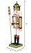 Clever Creations Gold King 12 Inch Traditional Wooden Nutcracker, Festive Christmas Décor for Shelves and Tables
