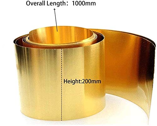 Plaque de laiton mince pour modélisme et prototypage de pièces de 1m - 2
