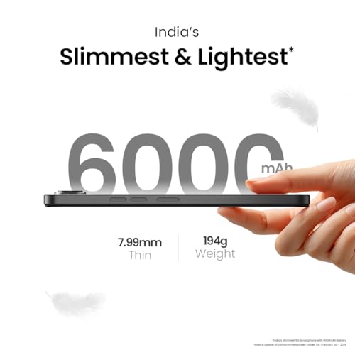 Image of Tecno Spark GO 5G (Ink Black, 4GB+128GB) | Slimmest Smartphone with 6000mAh Battery | Ella AI with Indian Languages Support* | IP64 Dust and Water Resistant