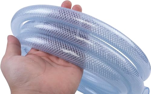 JUNZHIDA High Pressure Braided Clear Flexible PVC Tubing 3/4