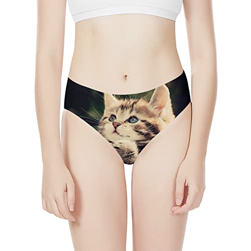 Women Kitty Underwear Hipster Panties Low Rise Soft Breathable For Bachelorette Daily Party #TOP2