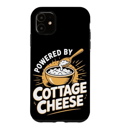 Powered By Cottage Cheese Protein Fuel Case for iPhone 11