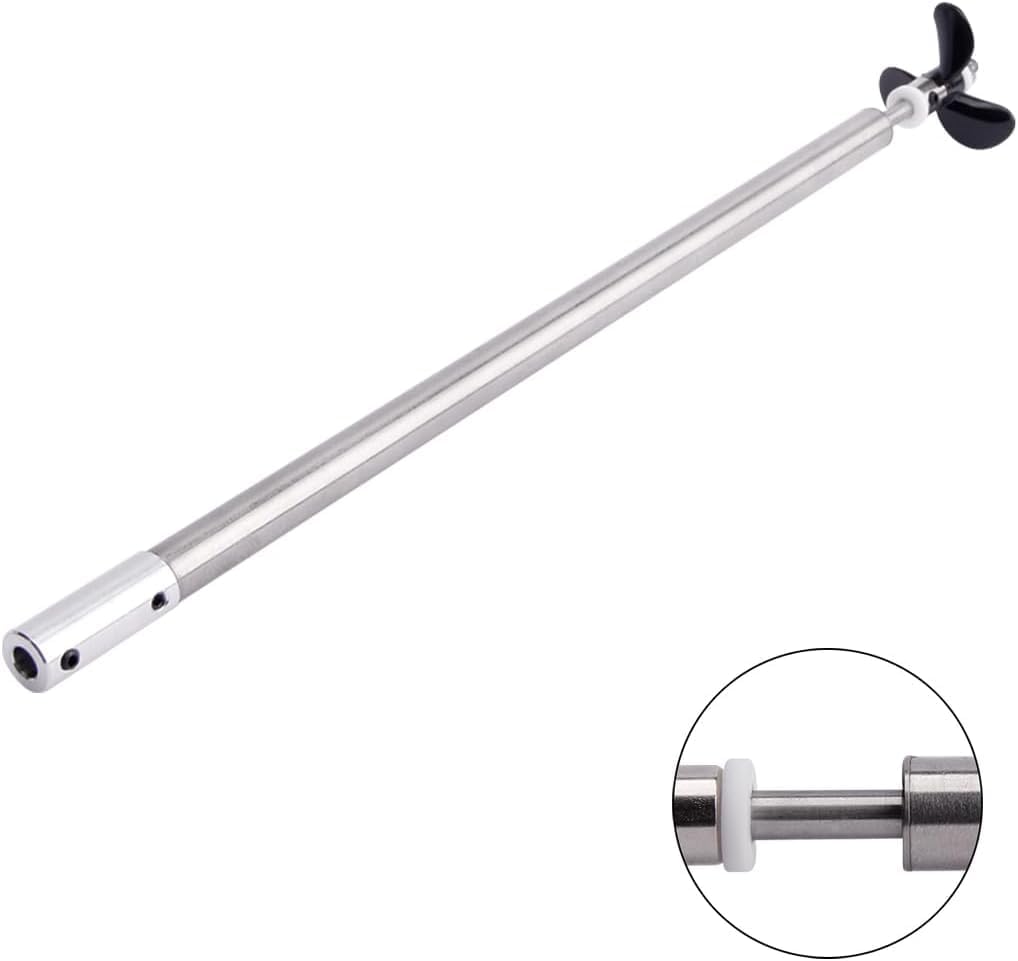 Jutagoss Drive Shaft Propeller for RC Boat L 200mm Shaft,L150mm Sleeve,D36mm Propeller for 4mm Motor Shaft