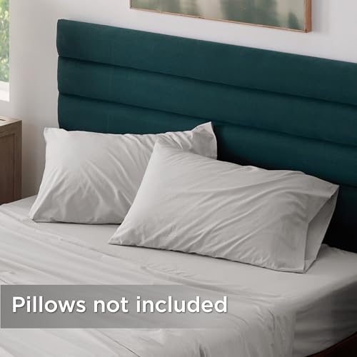 Bedsure US000018TQU Cotton Pillow Cases Queen Size, Grey Pillow Cases Set Of 2, 200 Thread Count 100% Washed Cotton Pillowcases thumb #4