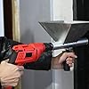 HaTur Electric Mortar Pointing Grout Gun Mortar Sprayer Applicator Cement Caulking Gun with 8 Nozzles (Without Electric Drill)