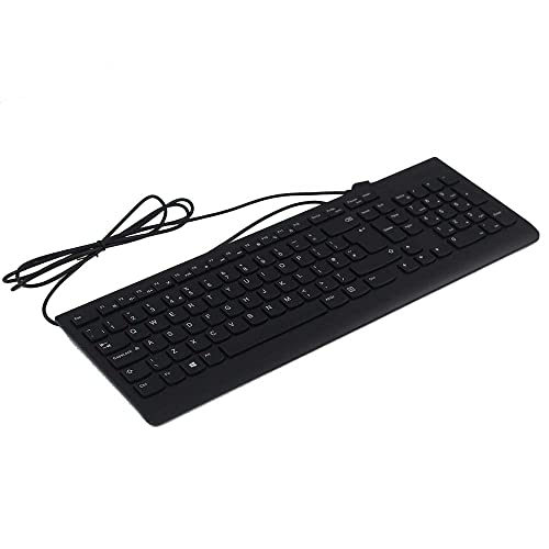 Lenovo 300 Usb Keyboard, Wired, Adjustable Tilt, Ergonomic, Windows 7/8/10, Gx30M39655, Black #TOP19