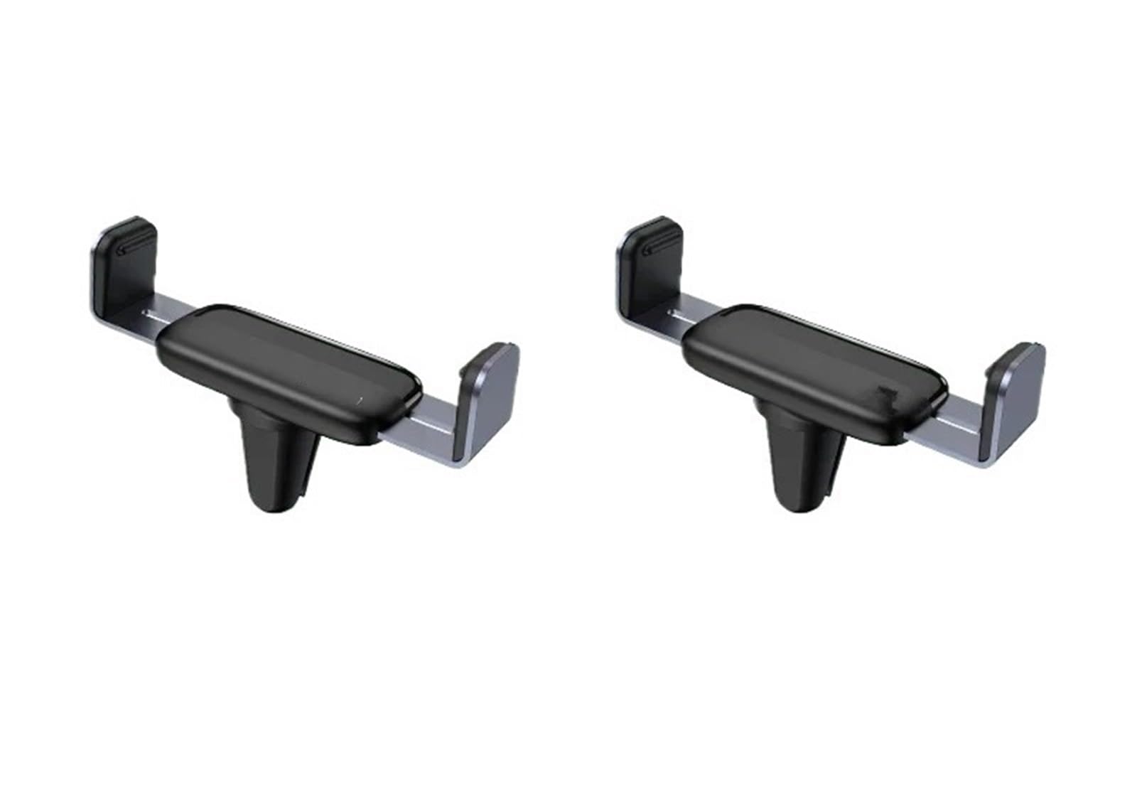 Für Samsung Universal Telefon Auto Halter Standv UGREEN Auto Halter Stehen Für Handy Air Vent Stehen Autohalterung(Metal Black-2pieces)