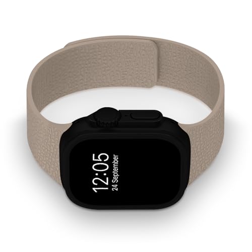 Image of GRIPP Pebble New Edition Premium Silicone Magnetic Watch Strap for 44mm /45mm /46mm /49mm, Watch Series 11 /10 /9 /8 /7 /6 /5 /4, SE 3 /2 /1, Ultra 3 /2 /1, Lightweight, Adjustable (Watch Not Included)