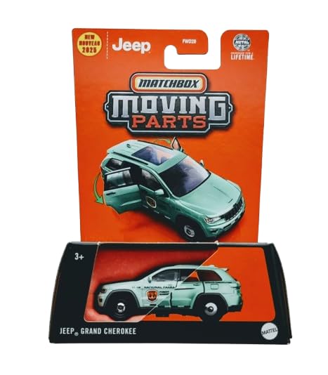 Amazon.com: Matchbox Moving Parts Jeep Grand Cherokee, Green