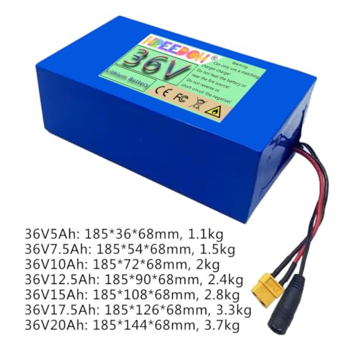 Batería de litio de 36V para sustituir acumulador agotado en patinetes eléctricos con cargador 2
